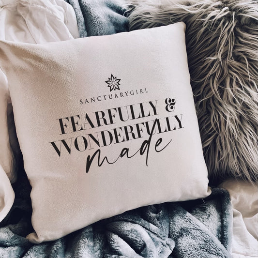 Love Notes: Fearfully and Wonderfully Made Pillow Cover