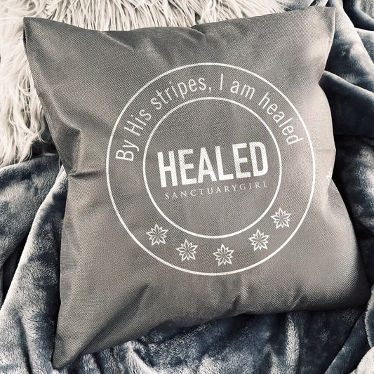 Love Notes: I Am Healed Pillow Cover