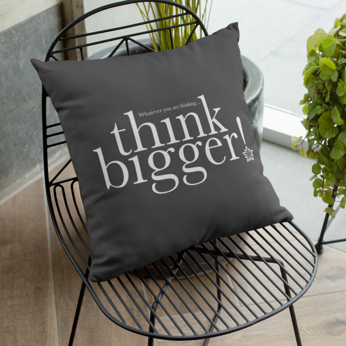 Love Notes: Think Bigger Pillow Cover
